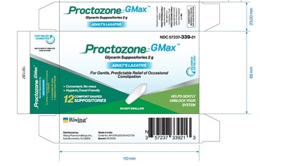 Proctozone Gmax Carton Label 57237-339-21 Label-2 (Proctozone Gmax Carton Label 57237 339 21 Label 2)